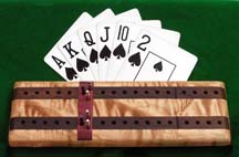 Figured maple Cinch scoreboard